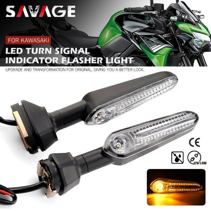 LED Turn Signal Light For KAWASAKI Z900 Z900RS Z800 Z1000 Z650 ZH2 VERSYS 1000 KLR 650 ER6N Z125