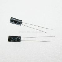 20PCS/LOT 0.22uF 50V Aluminum electrolytic capacitor 50v 0.22uf 4*7 Electrolytic capacitor WATTY Electronics