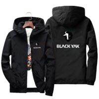 Blackyak แจ็กเก็ตเดินป่ากลางแจ้งกันน้ำเสื้อโค้ทกันลมมีหมวกผู้ชายฤดูใบไม้ร่วงลำลอง7XLYK15ตกปลาเสื้อแจ็คเก็ตทหาร