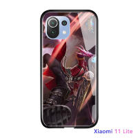 UCUC เคสโทรศัพท์เคสสำหรับ Xiaomi MI 11 Lite (4G + 5G) หรูหราฝาครอบเกม MLBB เกมมือถือสำหรับชาย Glossy กระจกเทมเปอร์กลับโทรศัพท์มือถือ Legendst ปังปังเคสโทรศัพท์