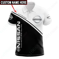 2023 NEW Style Nissan Polo Shirt Casual Breathable Oversized T-Shirt 3D Printing Unisex Short Sleeve Anime Luxury T Shirt For Mens ClothesNew product，Can be customization