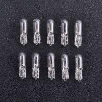 [JHY Store] COD 10pcs 12V 1.2W T5หลอดไฟกระจกแดชบอร์ดแผงหน้าปัดเบรคหลอดไฟ