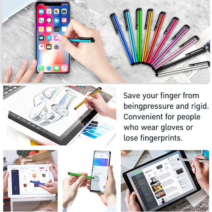 ปากกาสัมผัสหน้าจอคาปาซิทีฟแท็บเล็ตวาดรูปปากกา-stylus-สากลความรู้สึกสำหรับ-ipad-kindle-phone