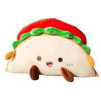 Kawaii Burger Food Series Plush Stuffed Toys Pillow Girlfriend Punching Bag Pillow Bed Home Furnishing Fabric Non-deformed Gifts