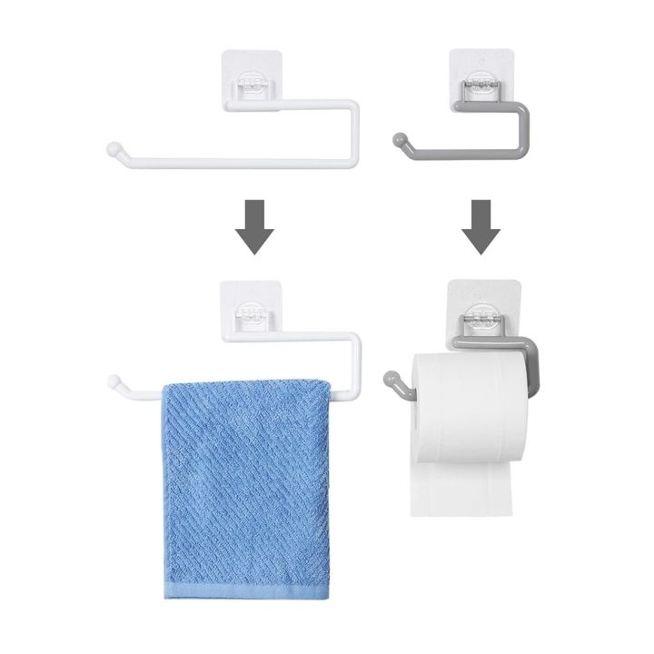 hot-k-ที่ใส่กระดาษในครัวชั้นวาง-tisu-toilet-แขวนผ้าเช็ดตัวเครื่องมือแขวนการจัดเก็บเศษผ้าแท่นวางอุปกรณ์ห้องน้ำแนวใหม่