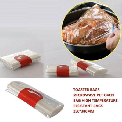 High Temperature Oven Bag Roast Chicken Bag 250*380mm Bag Supplies Kitchen Turkey Transparent Bag V5Y9