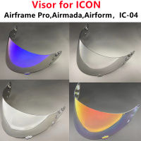 หมวกกันน็อคเต็มใบ Visor สำหรับไอคอน Airframe Pro IC-04 Airmada Airform หมวกกันน็อค shield Cascos Visera โล่ Capacetes อุปกรณ์เสริม