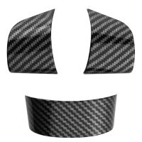 Carbon Fiber Car Steering Wheel Buttons Panel Cover Trim Interior for Ford Focus 2005-2014