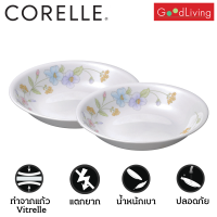 Corelle Pastel Bouquet ชามอาหาร ชามแก้ว ชามซุป ขนาด ุ6.5 นิ้ว (17 cm.) จำนวน 2 ชิ้น [C-03-413-93-2]