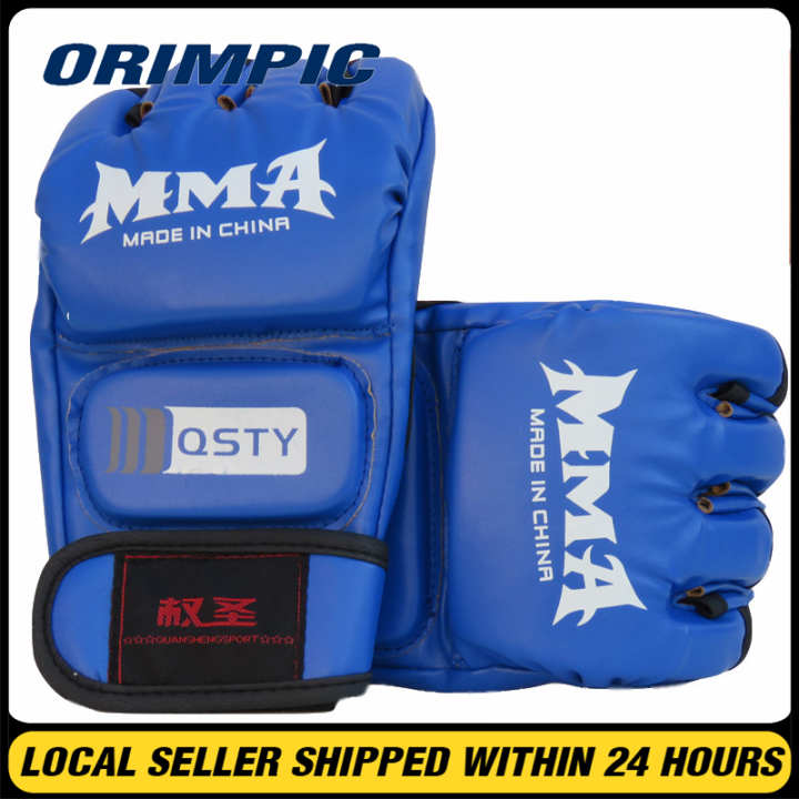 Half Finger Boxing Gloves Male Adult Fighting Professional Boxing