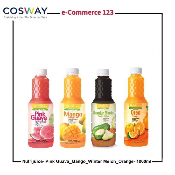 COSWAY 75086 NutriJuice Pink Guava / 75088 Mango Juice/ 75088- Orange ...