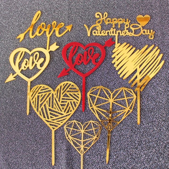 golden-heart-love-shape-acrylic-cake-topper-engagement-wedding-birthday-cake-cupcake-dessert-decor-supplies