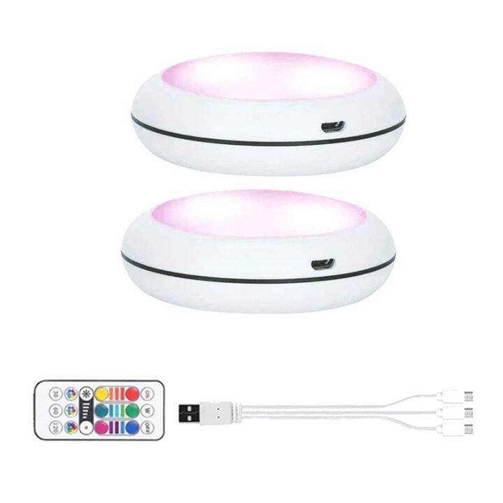 usb-rechargeable-rgb-led-cabinet-light-puck-lamp-16-colors-remote-under-shelf-kitchen-counter-lighting