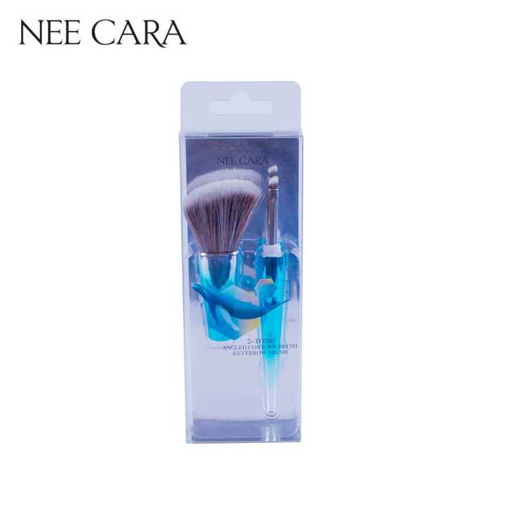 nee-cara-blush-and-eyebrow-brush-n754นีคารา-แปรงปัดแก้ม-แปรงอายแชโดว์-แปลงอายแชโดว์-แปรงแต่งตา