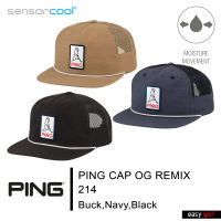 PING CAP OG REMIX 214 PING CAP MEN หมวกกอล์ฟ หมวกกีฬาผู้ชาย