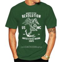 Man เสื้อผ้าใหม่ U.S. Marines Revolution- R US Air Force Marines Mens เสื้อยืดของขวัญ Top