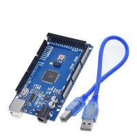 JIAXINXIN DIY สำหรับ Arduino ชิป ATMEGA2560-16AU USB CH340G AVR โมดูลพลังงานสาธิตบอร์ดพัฒนาชิ้นส่วนอิเล็กทรอนิกส์บอร์ด