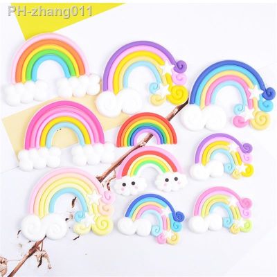 1Pc Silicone Rainbow Fridge Magnets DIY Refrigerator Stickers Mobile Phone Case Decoration Accessories Kids Toys Gifts