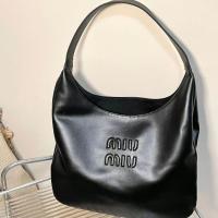 2023 Spring MIUMIUˉ New Big Bag Leather Tote Bag One Shoulder Large Capacity Bag Handbag