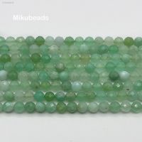 ♝ Wholesale Natural 5mm Rare A Chrysoprase Faceted Round Loose Beads For Jewelry Making DIY Bracelets Necklace Mikubeads