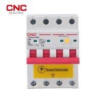 ✳✺℗ CNC YCB9LE-80M 4P Residual Current Circuit Breaker With Over Current And Leakage Protection 230V RCBO MCB 30mA 6-80A