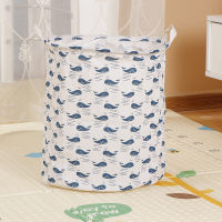 2021 Organizer Canvas Laundry Basket Waterproof Large Capacity Laundry Hamper Dirty Clothes Storage Basket Toy Home Storage Bin