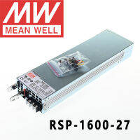 ต้นฉบับหมายถึงดี RSP-1600-27 Meanwell 27VDC 0-59A 1593W เอาท์พุทเดียวกับ PFC ฟังก์ชั่นแหล่งจ่ายไฟ