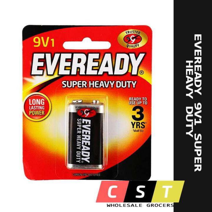 Eveready 9 Volt 9v Super Heavy Duty Battery [1pcs] Lazada