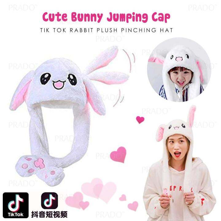 PRADO Malaysia TIK TOK Bunny Plush Cute Hat Bunny Funny Toys Unisex ...