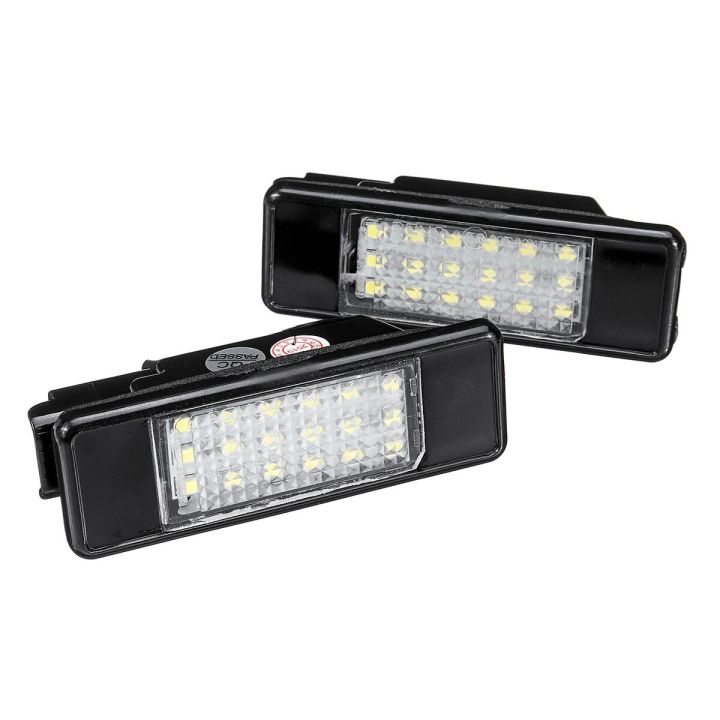 cw-pair-led-license-plate-lights-6340-a3-for-peugeot-106-207-307-308-406-407-508-citroen-c3-c4-c5