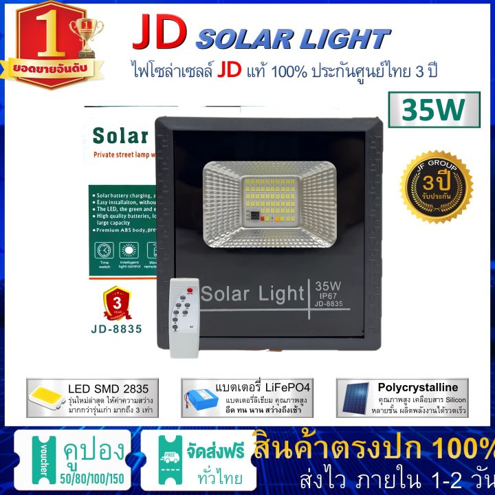 jinfeng-ไฟโซล่าเซลล์-jf-450w-350w-250w-150w-75w-55w-35w-ไฟโซล่าเซล-solar-light-พร้อมรีโมท-แสงสีขาว-ไฟสปอตไลท์-ไฟ-solar-cell-กันน้ำ-ip67-รับประกัน-1-ปี