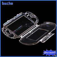 BUCHE พีซีพีซีพีซี เคสคอนโซลเกม โปร่งใสโปร่งใส ตัวยึดทวิภาคี เคสป้องกันโฮสต์ ของใหม่ เรียบและเงางาม อุปกรณ์เสริมคอนโซลเกม สำหรับ 2000 PSV