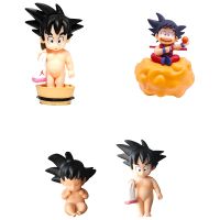 9-10CM Anime Dragon Ball Z Baby Son ผ้าขนหนูน่ารัก Monkey Monkey King Goku ตุ๊กตา Action Figure PVC Collection ของเล่นเด็กของขวัญ