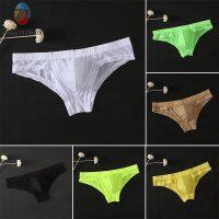 Promotion hot sales Mens y Transparent Low-Waisted Breathable Bulge Pouch Underpants Briefs