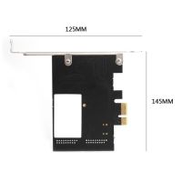 ด้านหน้า Pci E To 19/20 Pin อะแดปเตอร์ส่วนหัวสำหรับคอมพิวเตอร์ตั้งโต๊ะ Usb 3.0 Pci Express โมดูลการขยายอินเตอร์เฟซคอนโทรลเลอร์สำหรับ Deskto