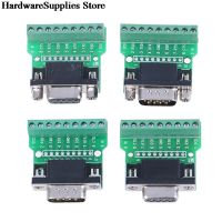 1Pc D SUB 9 Pin Solderless Connectors DB9 RS232 Serial To Terminal Adapter