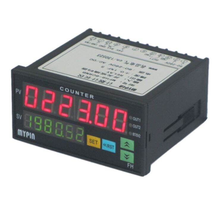 MYPIN Counter Mini Length Batch Meter 1 Preset Relay Output Count Meter