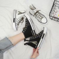 ✣  White high help canvas shoes for womens shoes in the summer of 2020 new students joker ulzzang cloth shoes sneakers children