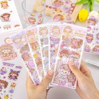 40 pack/lot Kawaii Girl Stickers Cute Scrapbooking DIY Diary Decorative Sealing Sticker Album Stick Label Stickers Labels