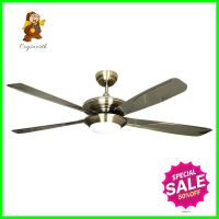 พัดลมโคมไฟ WINFAVOUR WF556CP เหล็ก โมเดิร์น 56 นิ้ว สีทองรมดำCEILING FAN LIGHT WINFAVOUR WF556CP STEEL MODERN 56" ANTIQUE BRASS **ด่วน สินค้าเหลือไม่เยอะ**