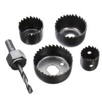 【hot】ↂ❁  4pc Hole Saws 28/34/48/50mm Cutter Bit Set Saw Wood Plastic Woodworking With