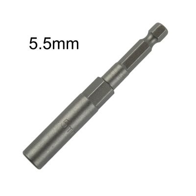 1PC 80mm 1/4 Hex Shank Drive Socket Adapter Impact Nut Bolt Drill Bits Electric Screwdriver Drill Power Tools Parts