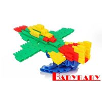 YAY-100pcs Colorful Plastic Building Blocks Children Puzzle