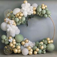 Green Balloon Garland Arch Kit Happy Birthday Party Decoration Baby Shower Jungle Wild One 1st Birthday Balloon Decoration