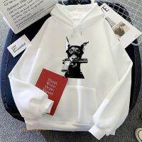 ℡❡ Doberman Dog Photo Hoodies Kawaii Fashion Sweatshirts Fleece Pullovers Hoody