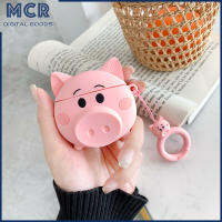 [MCR] ฝาครอบป้องกันสำหรับ Airpods1/2หูฟังหมูแมวรูปแบบเคสใส่หูฟัง