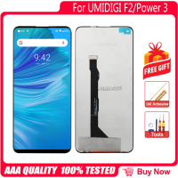 ต้นฉบับใหม่6.53นิ้วสำหรับ UMIDIGI F2พาวเวอร์3แอลซีดีและหน้าจอสัมผัสดิจิไทเซอร์อะไหล่ซ่อมโมดูลแสดงผล