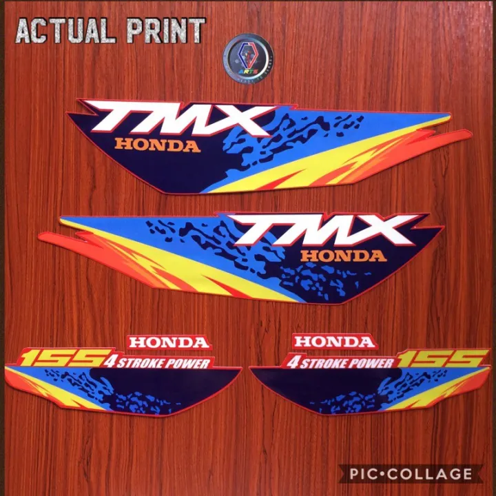 sticker decals motorcycle TMX 155 Decals Platino Customized Motorcycle