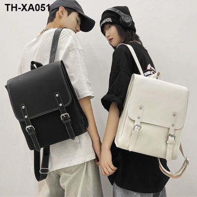 British style schoolbag male and female college students Korean version high school simple all-match computer backpack commuting shoulder bag 14 inches