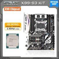 SZMZ X99 S3 Motherboard Set with xeon e5 2670 v3 processor DDR4 placa mae kit LGA 2011 V3